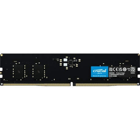 CRUCIAL  - Crucial 8GB (1x8GB) DDR5-5600 CL46 RAM Arbeitsspeicher módulo de memoria 5600 MHz ECC - ct8g56c46u5