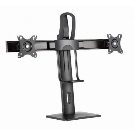 GEMBIRD - Gembird MS-D2-01 soporte para monitor 68,6 cm (27'') Negro Escritorio - ms-d2-01