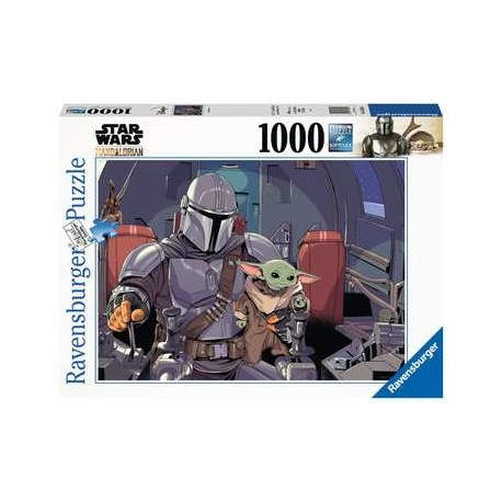 RAVENSBURGER - Ravensburger Star Wars: The Mandalorian Puzzle rompecabezas 1000 pieza(s) Televisión/películas - 16565
