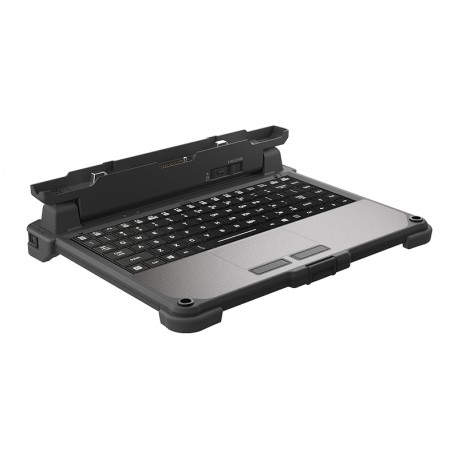 Getac GDKBUL teclado para móvil Negro, Plata Pogo pin Inglés de EE. UU.