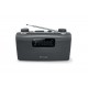 Muse M-058 R Portátil Analógica Negro, Gris
