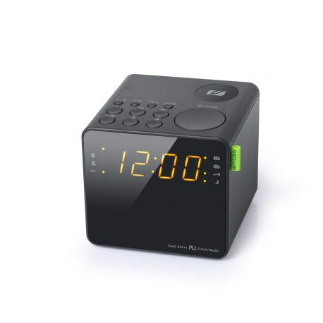 Muse M-187 CR Reloj Digital Negro radio