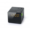 Muse M-187 CR Reloj Digital Negro radio
