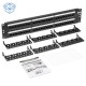 Tripp Lite N252-048 Panel de Conexiones Cat5 / Cat6 110 de 48 Puertos, para Instalación en 2U de Rack, 568B, Ethernet RJ45