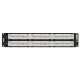 Tripp Lite N252-048 Panel de Conexiones Cat5 / Cat6 110 de 48 Puertos, para Instalación en 2U de Rack, 568B, Ethernet RJ45