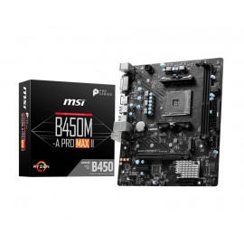MSI B450M-A PRO MAX II placa base AMD B450 Zócalo AM4 micro ATX