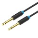 Vention Cable Estéreo BAABH/ Jack 6.5 Macho - Jack 6.5 Macho/ 2m/ Negro