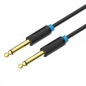 Vention Cable Estéreo BAABH/ Jack 6.5 Macho - Jack 6.5 Macho/ 2m/ Negro