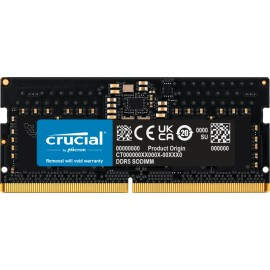 CRUCIAL  - Crucial 8GB (1x8GB) DDR5-5600 CL 46 SO-DIMM RAM Notebook Speicher módulo de memoria 5600 MHz ECC - ct8g56c46s5