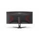 AOC - AOC G2 CU34G2XE/BK pantalla para PC 86,4 cm (34'') 3440 x 1440 Pixeles Negro, Rojo - CU34G2XE/BK