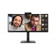 Lenovo ThinkVision P34w-20 LED display 86,7 cm (34.1'') 3440 x 1440 Pixeles Wide Quad HD Negro