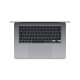 Apple MacBook Air Portátil 38,9 cm (15.3'') Apple M M3 8 GB 256 GB SSD Wi-Fi 6E (802.11ax) macOS Sonoma Gris