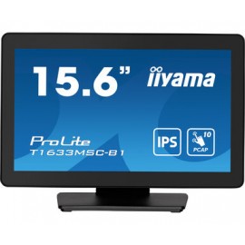 iiyama ProLite T1633MSC-B1 pantalla para PC 39,6 cm (15.6'') 1920 x 1080 Pixeles Full HD LCD Pantalla táctil Negro