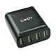 Lindy 42679 hub de interfaz USB 2.0 Negro