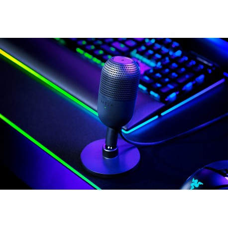 RAZER - Razer Seiren V3 Mini Negro Micrófono de superficie para mesa - rz19-05050100-r3m1
