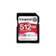 KINGSTON TECHNOLOGY - Kingston Technology Canvas React Plus 512 GB SDXC UHS-II Clase 10 - sdr2v6/512gb