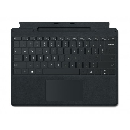 Microsoft Surface Pro Signature Keyboard Negro Microsoft Cover port QWERTY Portugués