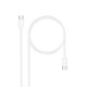 CABLE USB-C A USB-C 2M BLANCO NANOCABLE