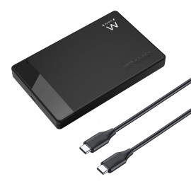 Ewent EW7073 caja para disco duro externo Carcasa de disco duro/SSD Negro 2.5''