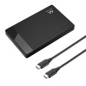 Ewent EW7073 caja para disco duro externo Carcasa de disco duro/SSD Negro 2.5''