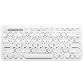 Logitech K380 Multi-Device teclado Bluetooth QWERTZ Alemán Blanco