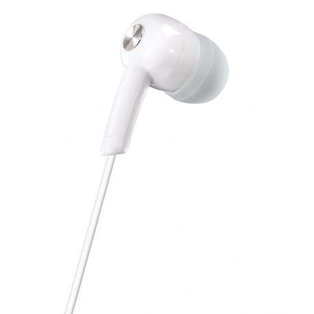 Hama Gloss Auriculares Alámbrico Dentro de oído Música Gris, Blanco