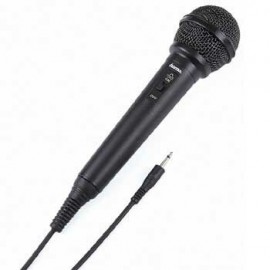 Hama | Micrófono dinámico DM20, micrófono de mano, con conector jack de 3,5 mm