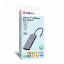 VERBATIM - Verbatim CMH-14 USB Tipo C 5000 Mbit/s Plata - 32154