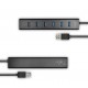 AXAGON - Axagon HUE-SA7BP hub de interfaz USB 3.2 Gen 1 (3.1 Gen 1) Type-A 5000 Mbit/s Negro - HUESA7BP
