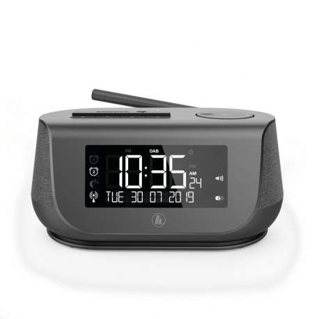 HAMA - Hama DR36SBT Reloj Digital Negro - HAMA-54896