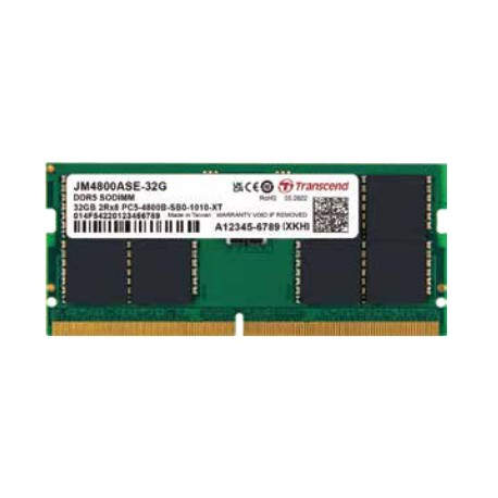 Transcend JetMemory JM4800ASE-32G módulo de memoria 32 GB 1 x 32 GB DDR5 4800 MHz