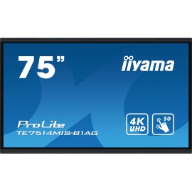 iiyama TE7514MIS-B1AG pantalla de señalización Panel plano interactivo 190,5 cm