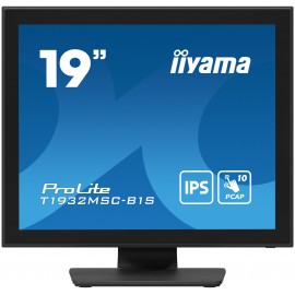 iiyama ProLite T1932MSC-B1S pantalla para PC 48,3 cm (19'') 1280 x 1024 Pixeles Full HD LED Pantalla táctil Mesa Negro