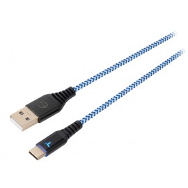 EgoGear SCH10-P5-WH cable USB 3 m USB A USB C Negro, Azul