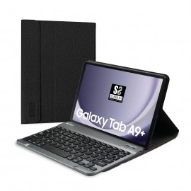 SUBBLIM - SUBBLIM Funda con Teclado KeyTab Pro BT Samsung Galaxy Tab A9 +11” - subkt3-bts060