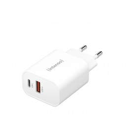 INTENSO - Intenso POWER ADAPTER USB-A/USB-C/7803012 Universal Blanco Corriente alterna Carga rápida Interior - 7803012
