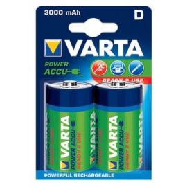 VARTA - 1x2 Varta Rechargeable Akku D Ready2Use NiMH Mono 3000 mAh - 56720101402