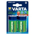 VARTA - 1x2 Varta Rechargeable Akku D Ready2Use NiMH Mono 3000 mAh - 56720101402