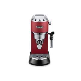 DELONGHI - DeLonghi Dedica Style EC 685.R Independiente Semi-automática Máquina espresso 1.1L Negro, Rojo, Plata - EC 685.R