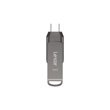 Lexar JumpDrive LJDD400064G-BNQNG unidad flash USB 64 GB USB Tipo C 3.2 Gen 1 (3.1 Gen 1) Gris