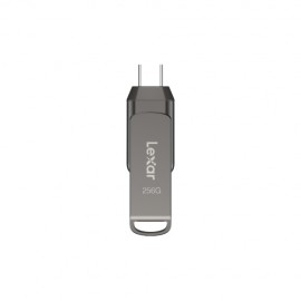Lexar JumpDrive LJDD400128G-BNQNG unidad flash USB 128 GB USB Tipo C 3.2 Gen 1 (3.1 Gen 1) Gris