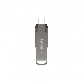 Lexar JumpDrive LJDD400256G-BNQNG unidad flash USB 256 GB USB Tipo C 3.2 Gen 1 (3.1 Gen 1) Gris