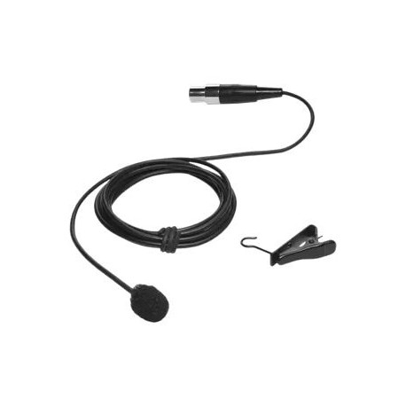 CLEARONE LAVALIER, CARDIOID, BLACK COLOR MICROPHONE FOR WIRELESS BELTPACK TRANSMITTER (910-6004-040)