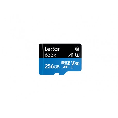 Lexar 633x memoria flash 256 GB MicroSDXC Clase 10 UHS-I