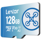Lexar FLY microSDXC UHS-I card 128 GB Clase 10