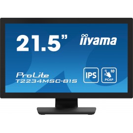 iiyama ProLite T2234MSC-B1S pantalla para PC 54,6 cm (21.5'') 1920 x 1080 Pixeles Full HD Pantalla táctil Negro