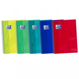 Cuaderno European Book 5 Touch 120 Hojas 5x5 Microperforado Tapas Extraduras A4+