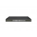 LevelOne GES-2128P switch Gestionado L2 Gigabit Ethernet (10/100/1000) Energía sobre Ethernet (PoE) Negro
