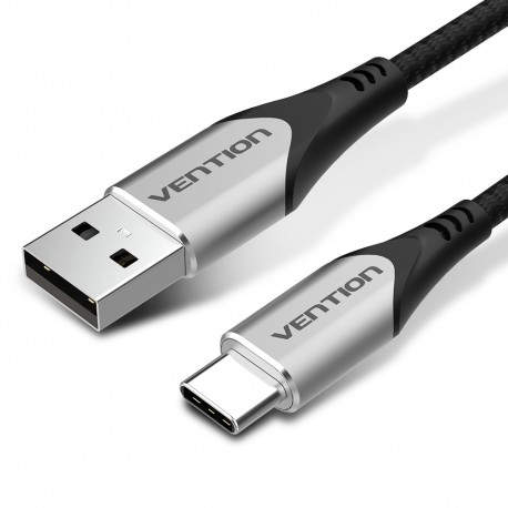 Vention Cable USB 2.0 Tipo-C CODHF/ USB Macho - USB Tipo-C Macho/ 1m/ Gris