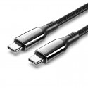 Vention Cable USB 2.0 Tipo-C 5A 100W CTKBAV/ USB Tipo-C Macho - USB Tipo-C Macho/ 1.2m/ Negro
